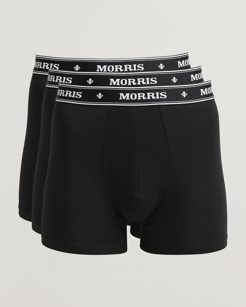 Morris Boxer Brief 3-Pack Black – Nero