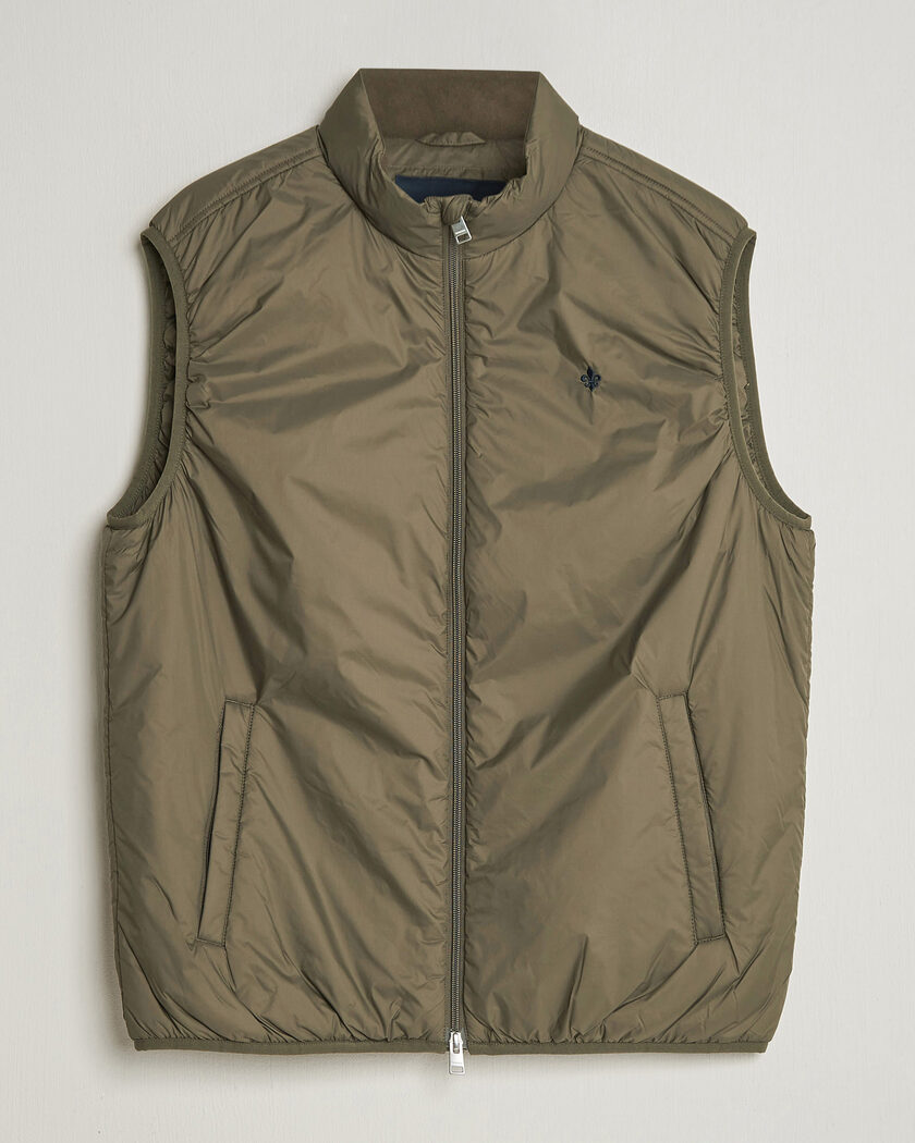 Morris Bradley Padded Vest Olive – Verde