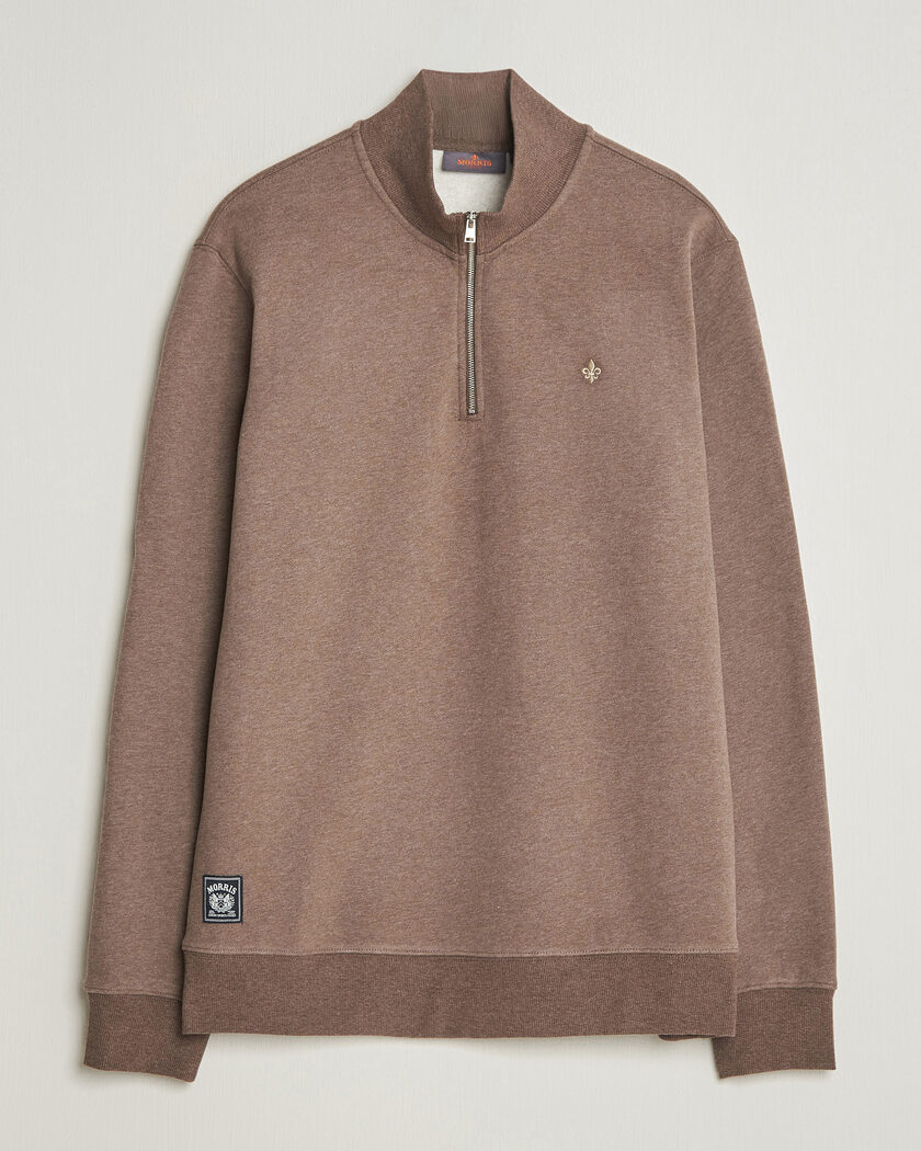 Morris Brandon Lily Half Zip Brown – Marrone