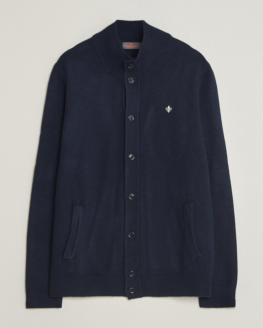 Morris Hertford Button Cardigan Navy – Blu