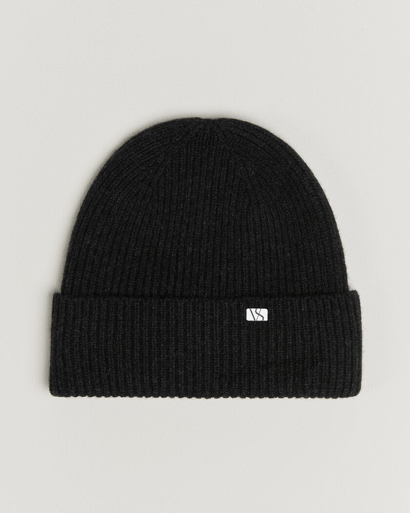 Varsity Headwear Wool/Cashmere Beanie Charcoal Black – Nero