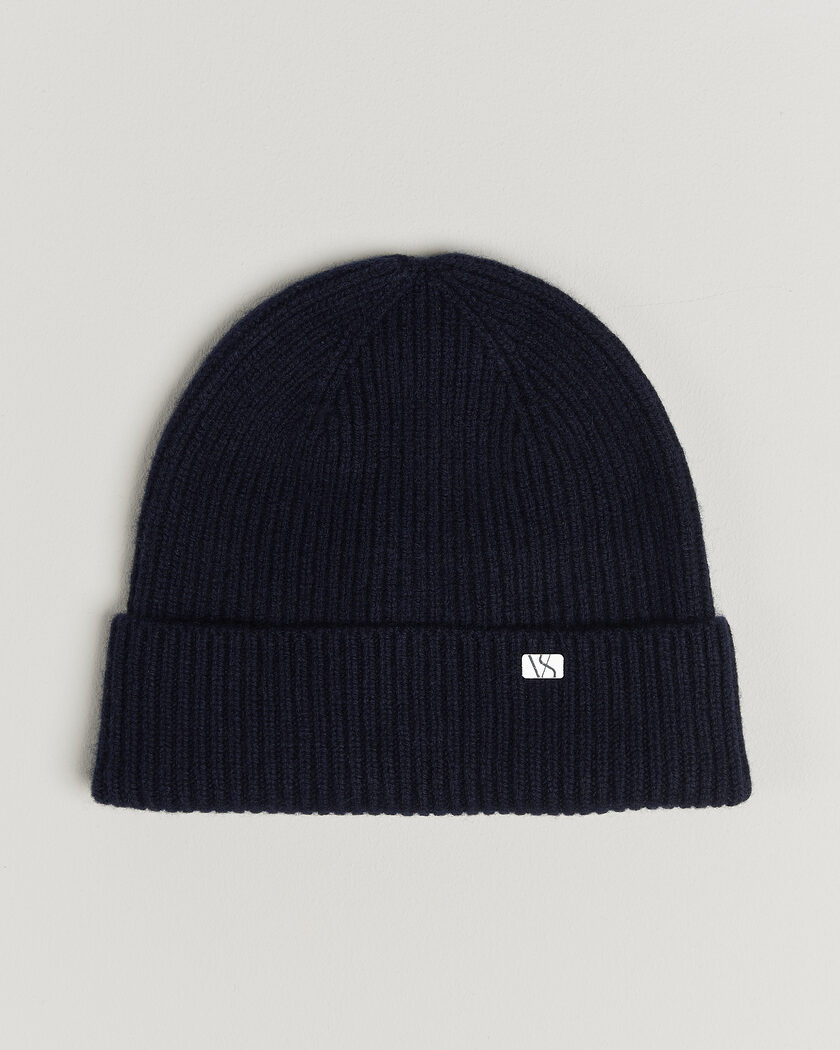 Varsity Headwear Wool/Cashmere Beanie Dusk Navy – Blu