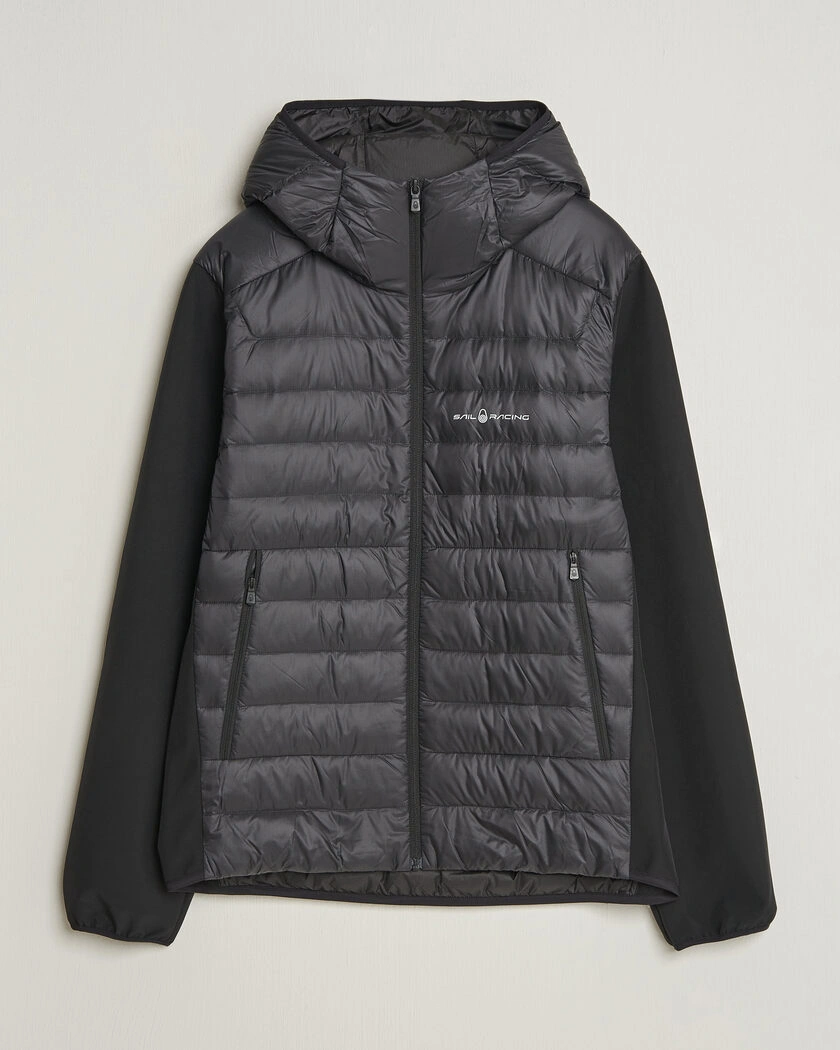 Sail Racing Spray Down Hooded Hybrid Jacket Carbon – Nero