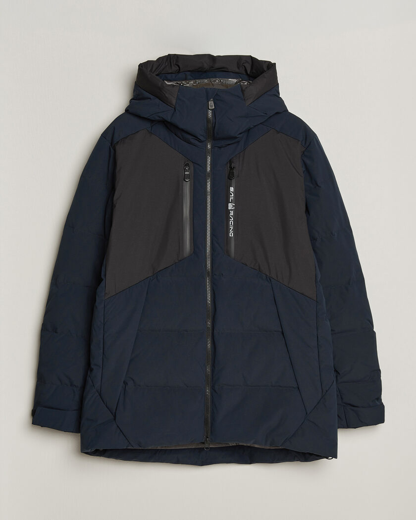 Sail Racing Patrol Down Hooded Jacket Dark Navy – Blu