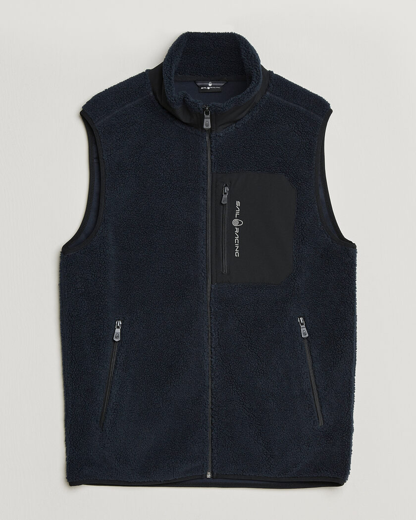 Sail Racing Bowman Pile Vest Dark Navy – Blu