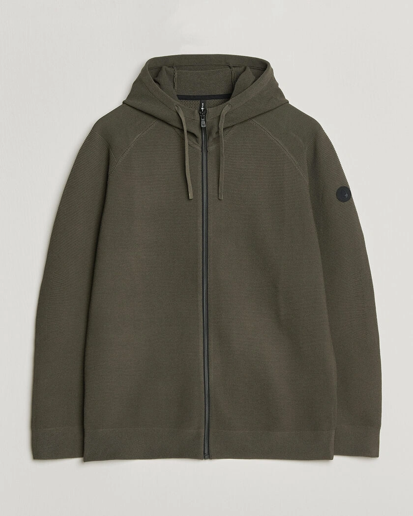 Sail Racing Element Seamless Full Zip Hoodie Mud Green – Verde