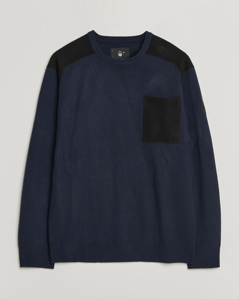 Sail Racing Spine Wool Knitted Sweater Dark Navy – Blu