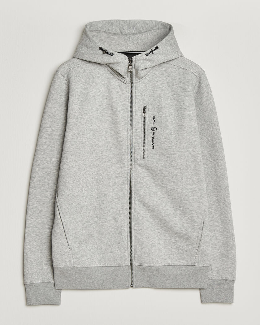Sail Racing Bowman Full Zip Hoodie Grey Melnage – Grigio