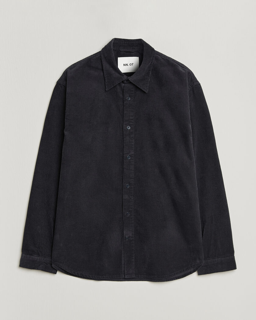 NN07 Casper Corduroy Overshirt Deep Navy – Blu