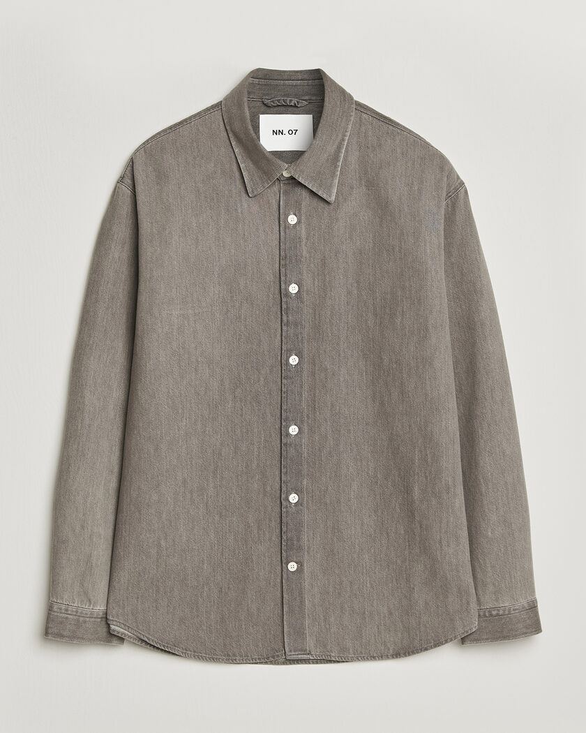 NN07 Casper Denim Overshirt Grey – Grigio