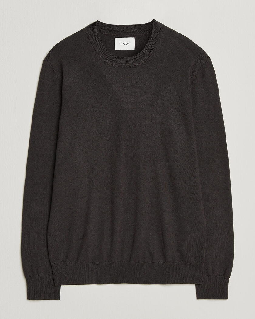 NN07 Ted Merino Crew Neck Pullover Deep Truffle – Marrone