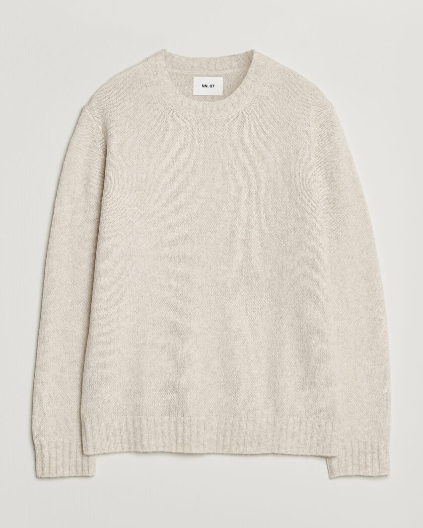 NN07 Lee Wool Knitted Sweater Ivory – Bianco