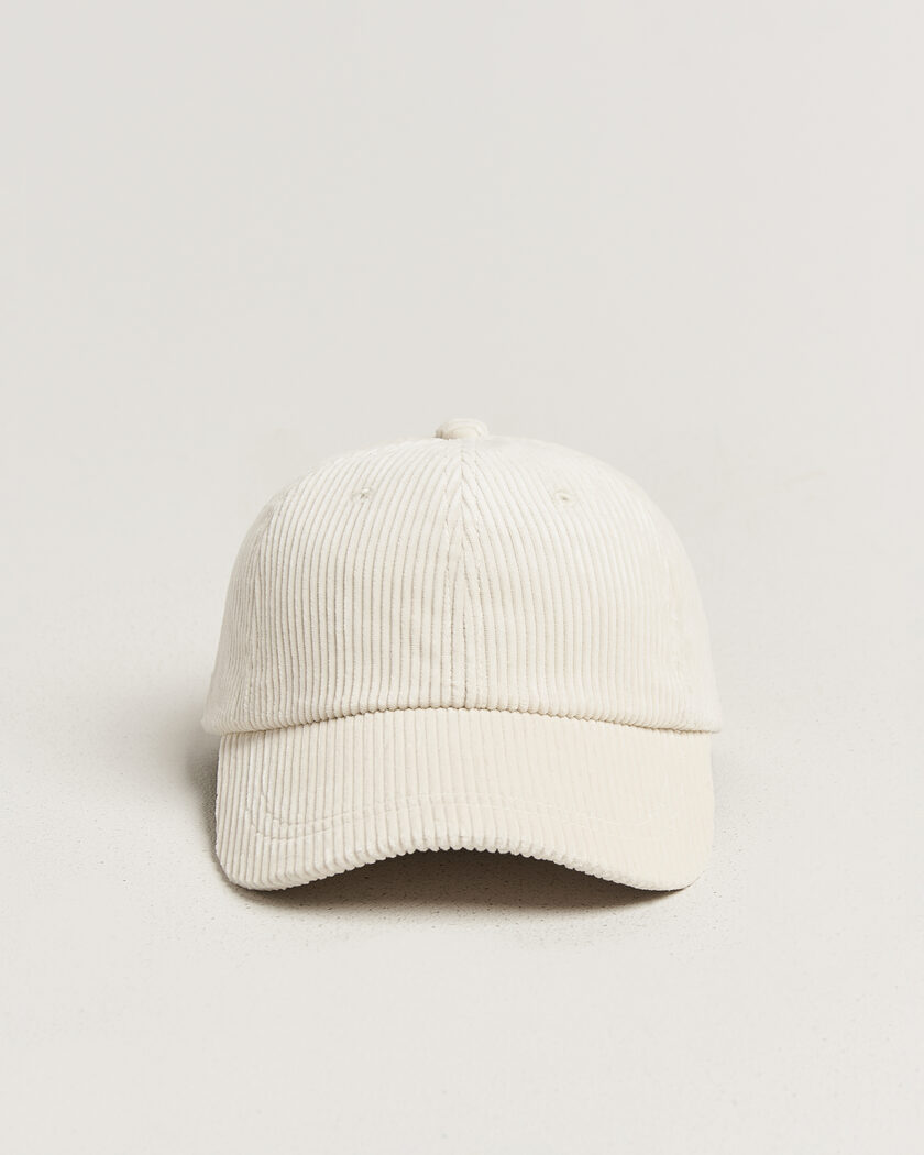 NN07 Corduroy Dad Cap Ivory – Bianco