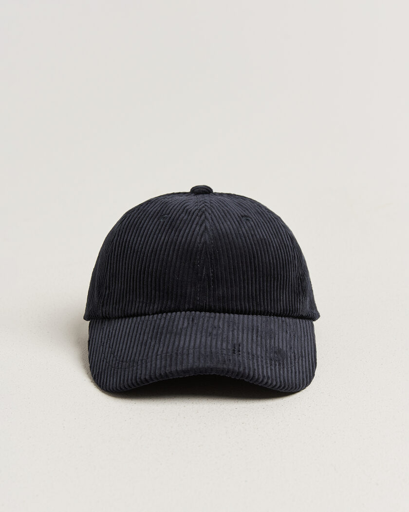 NN07 Corduroy Dad Cap Deep Navy – Blu