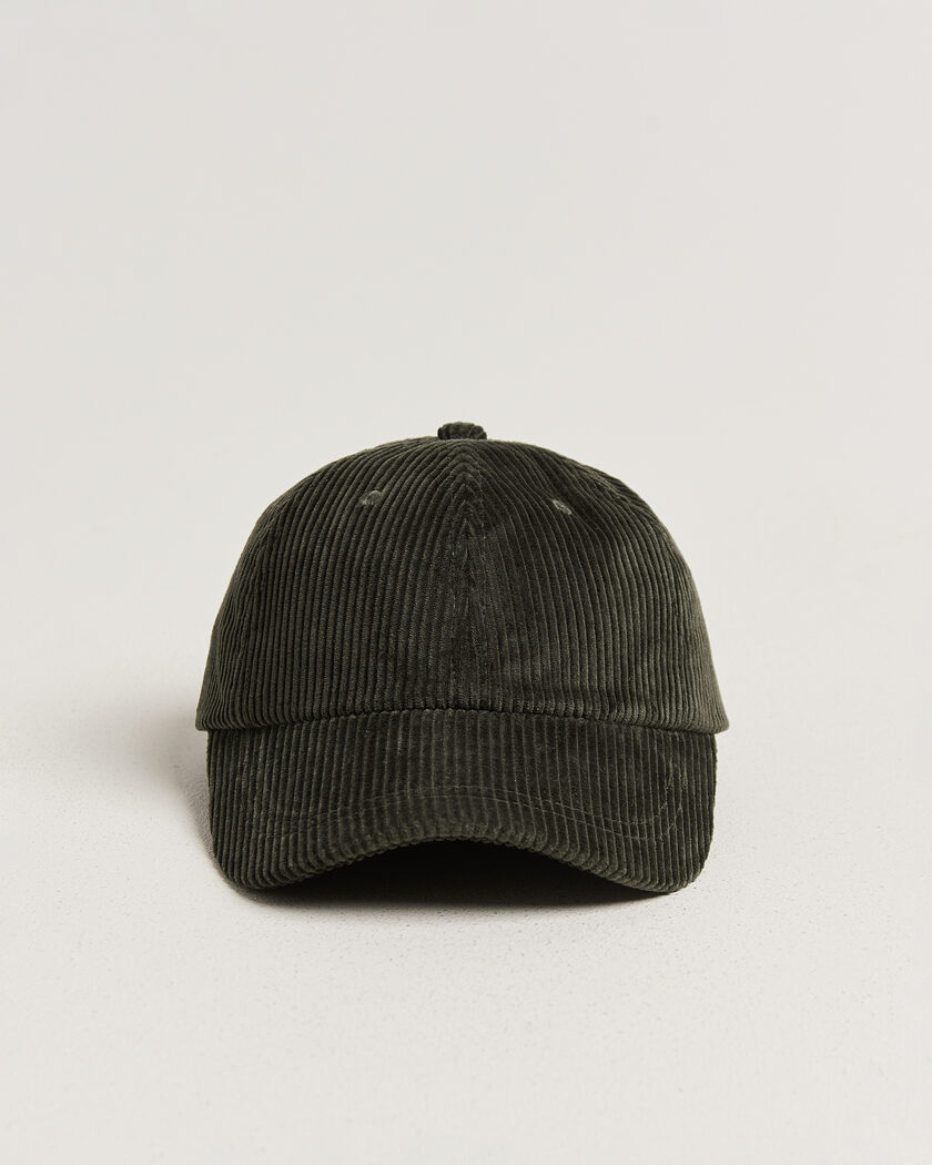 NN07 Corduroy Dad Cap Dark Army – Verde