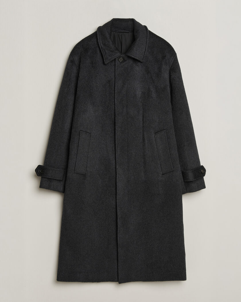 NN07 Gibson Wool/Cashmere Coat Dark Grey – Grigio