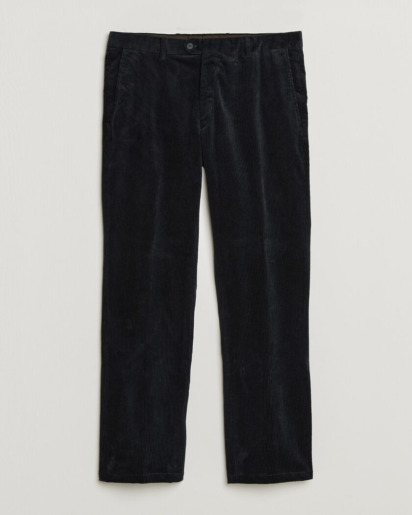 Oscar Jacobson Dandy Corduroy Trousers Navy – Blu