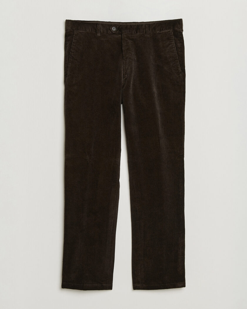 Oscar Jacobson Dandy Corduroy Trousers Dark Brown – Marrone