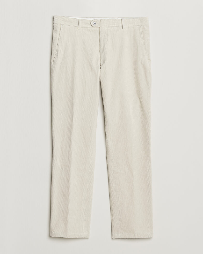 Oscar Jacobson Dandy Corduroy Trousers White – Bianco