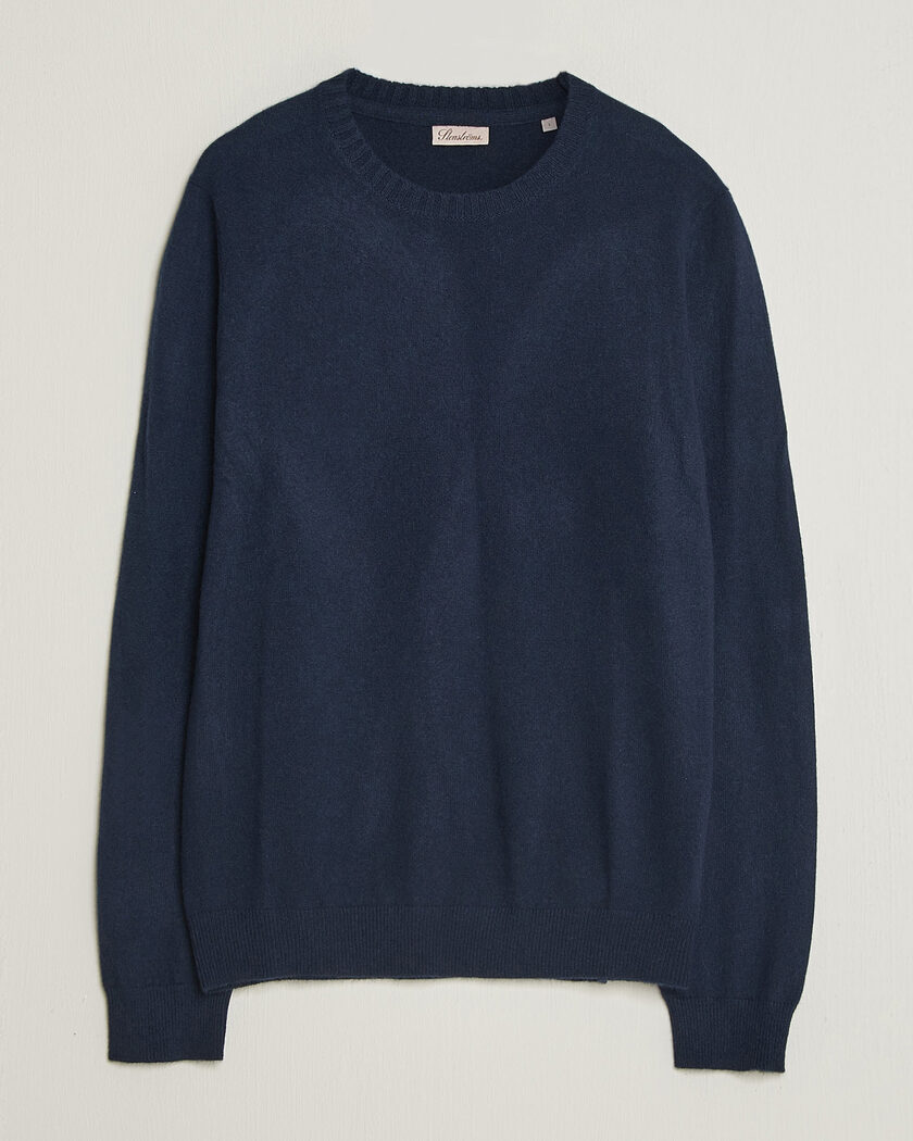 Stenströms Cashmere Crewneck Navy – Blu
