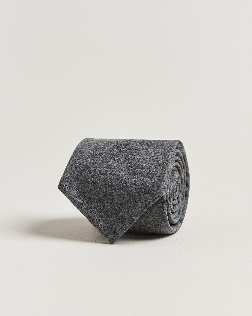 Stenströms Wool Tie 7,5cm Grey – Grigio