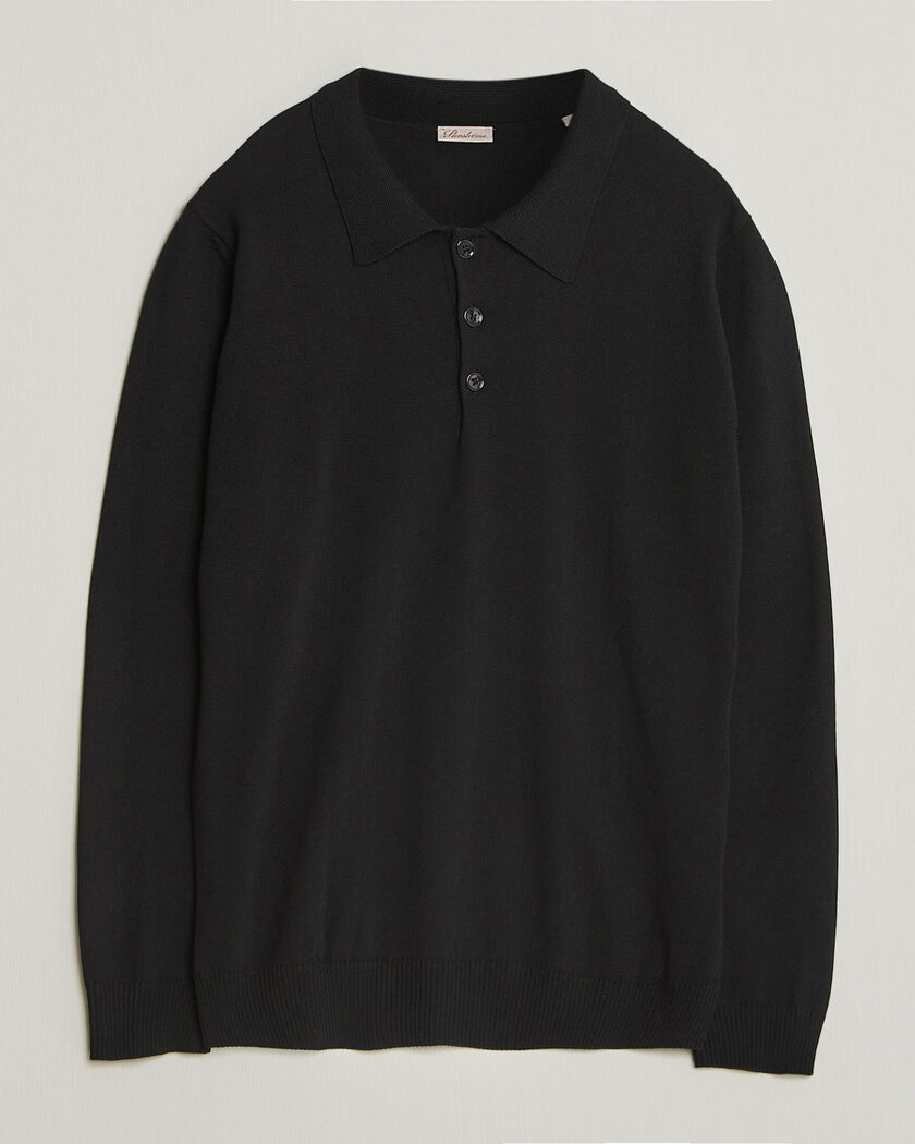 Stenströms Merino Polo Black – Nero