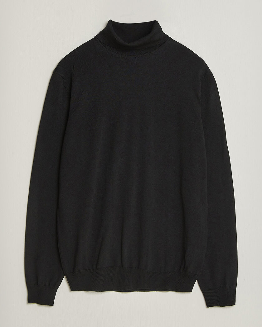 Stenströms Merino Rollneck Black – Nero