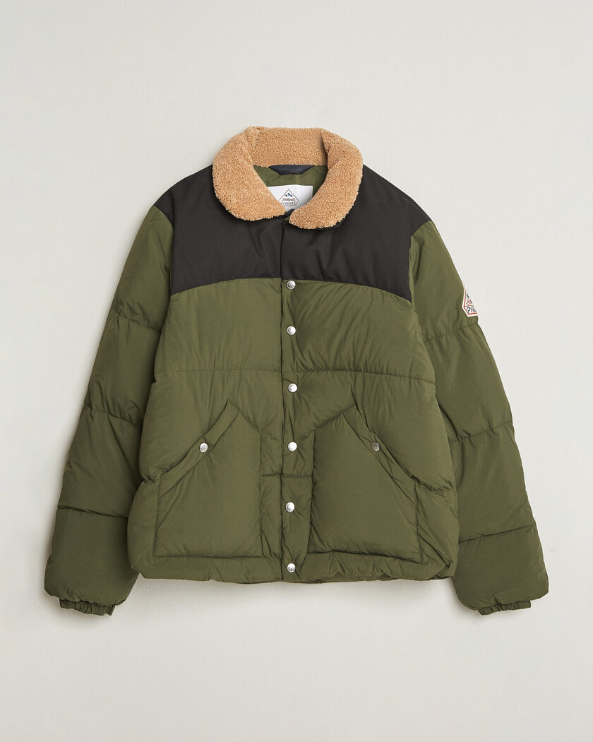 Pyrenex Fiery Down Jacket Deep Khaki – Verde