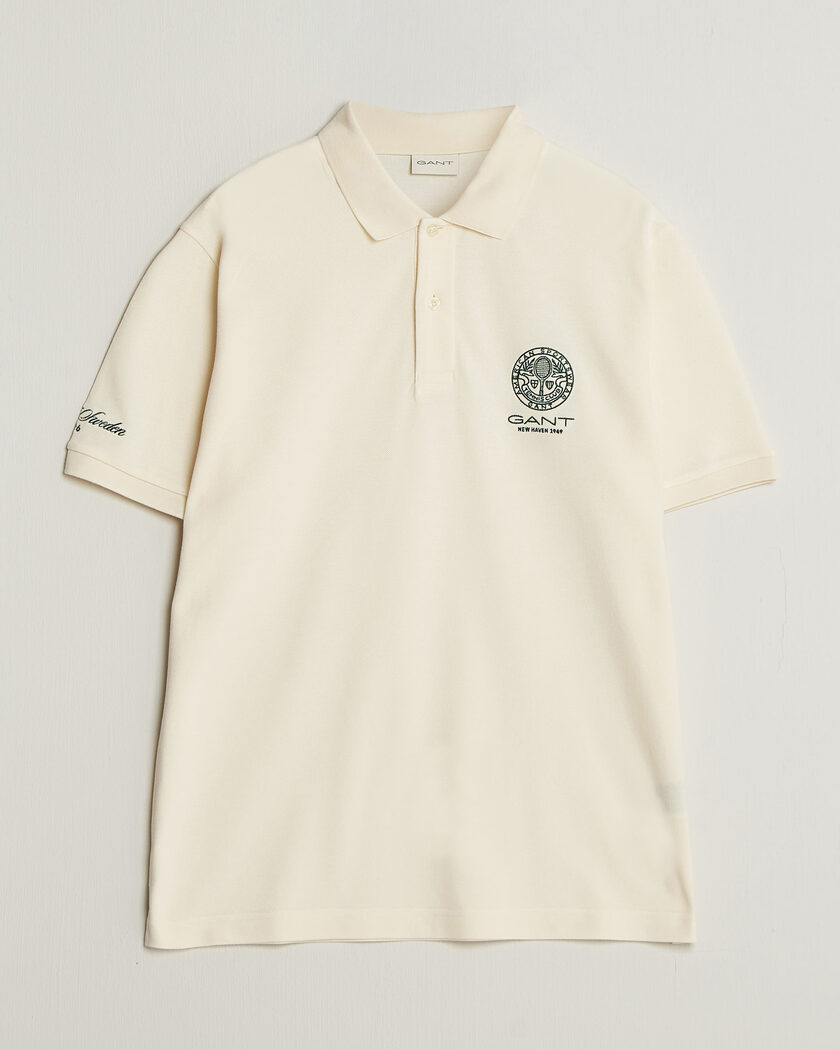 Gant Tournament Pique Cream – Bianco