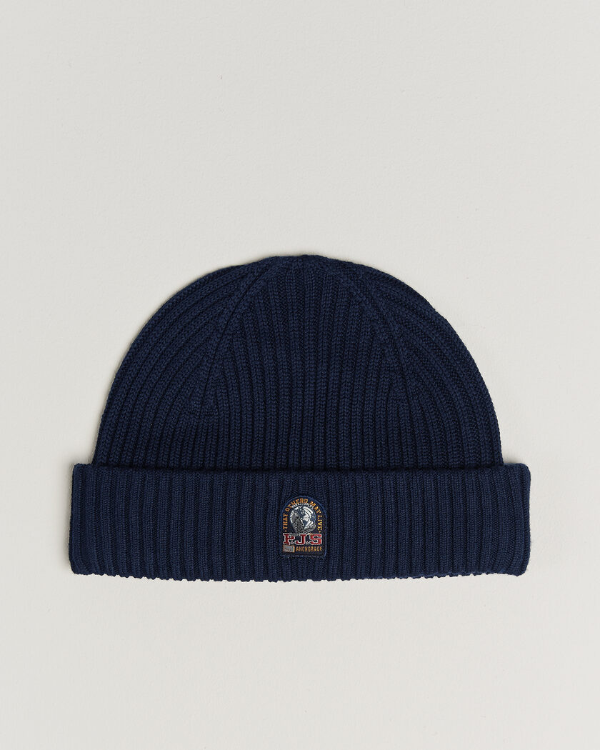 Parajumpers Matio Ribbed Hat Blue Navy – Blu