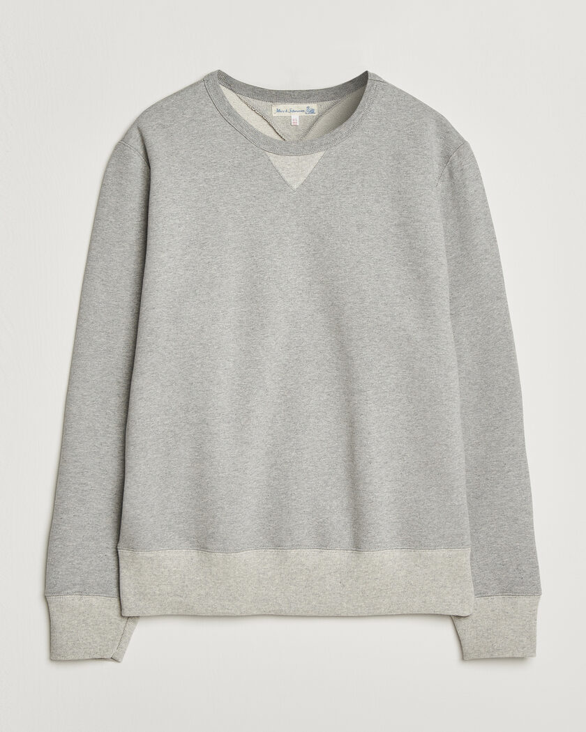 Merz b. Schwanen Vintage Machine Sweatshirt Grey Melange – Grigio
