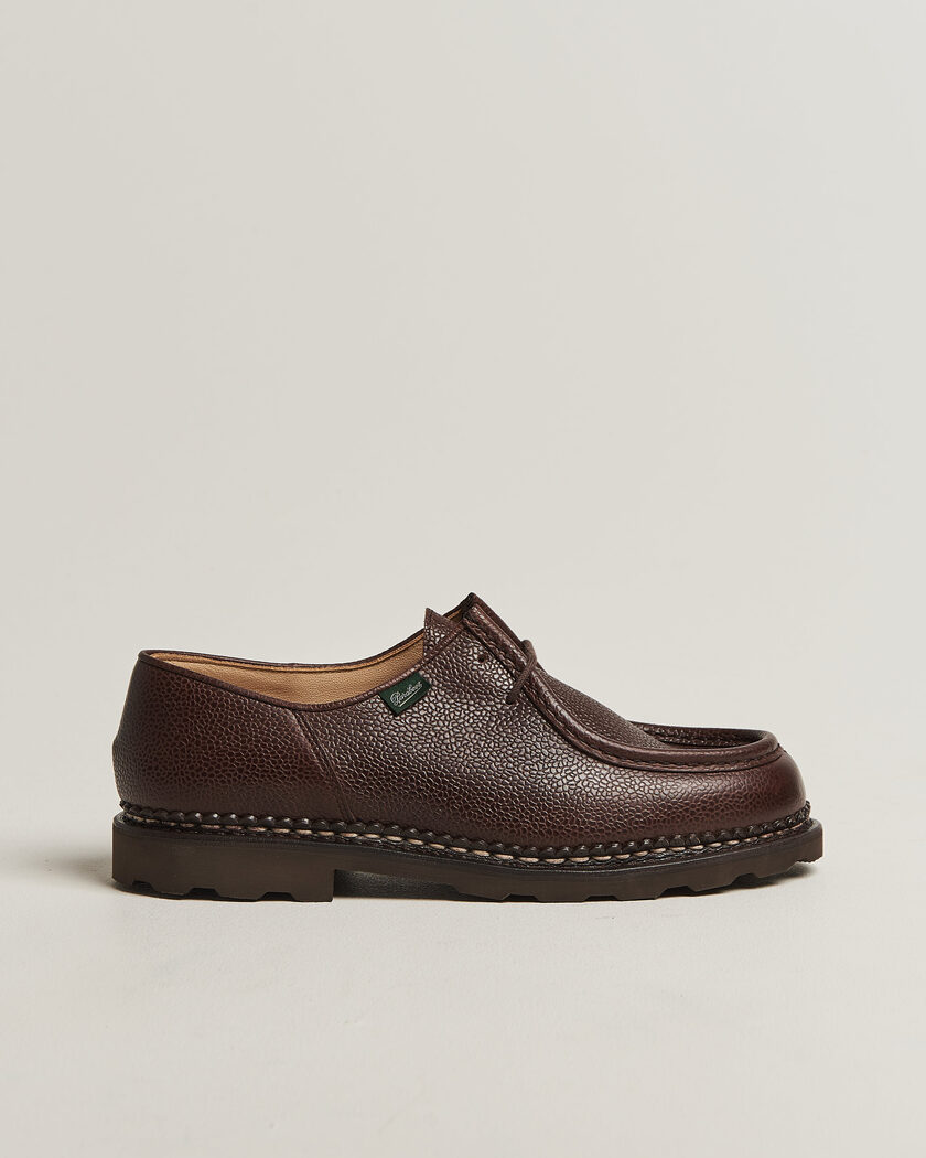 Paraboot Michael Derby Ebony Grain – Marrone