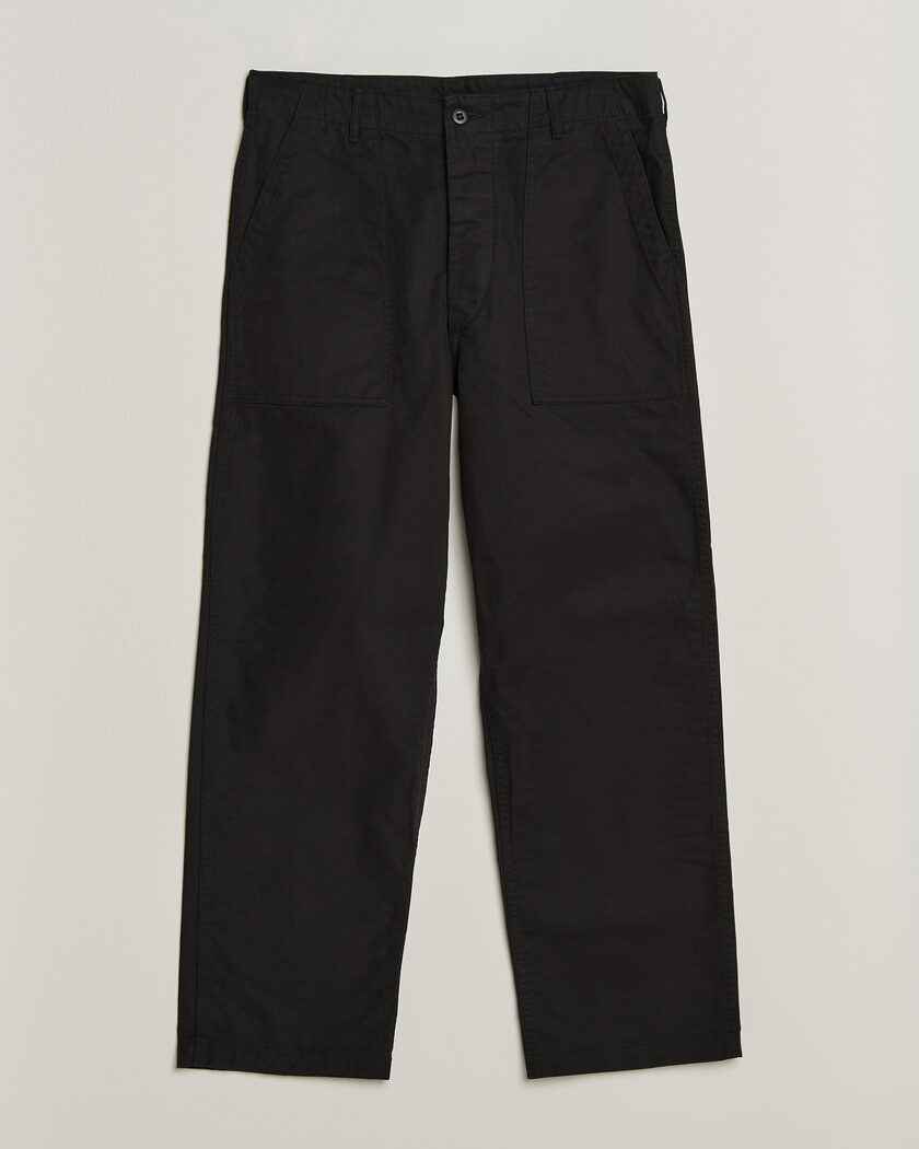 orSlow Regular Fit Original Sateen Fatigue Pants Black – Nero