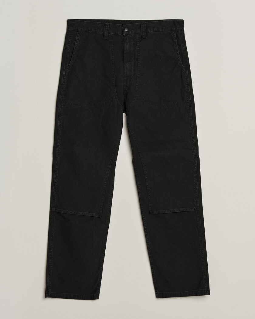 orSlow Double Knee Work Trousers Black – Nero