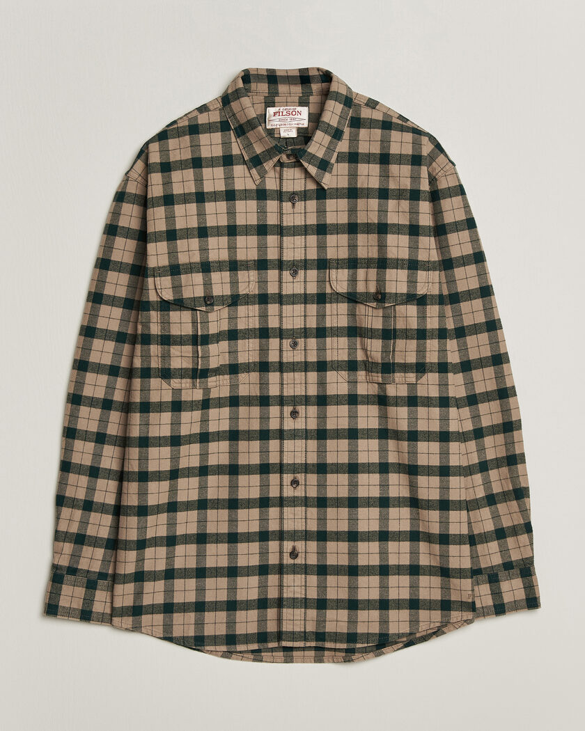 Filson Checked Alaskan Guide Shirt Oatmeal – Beige