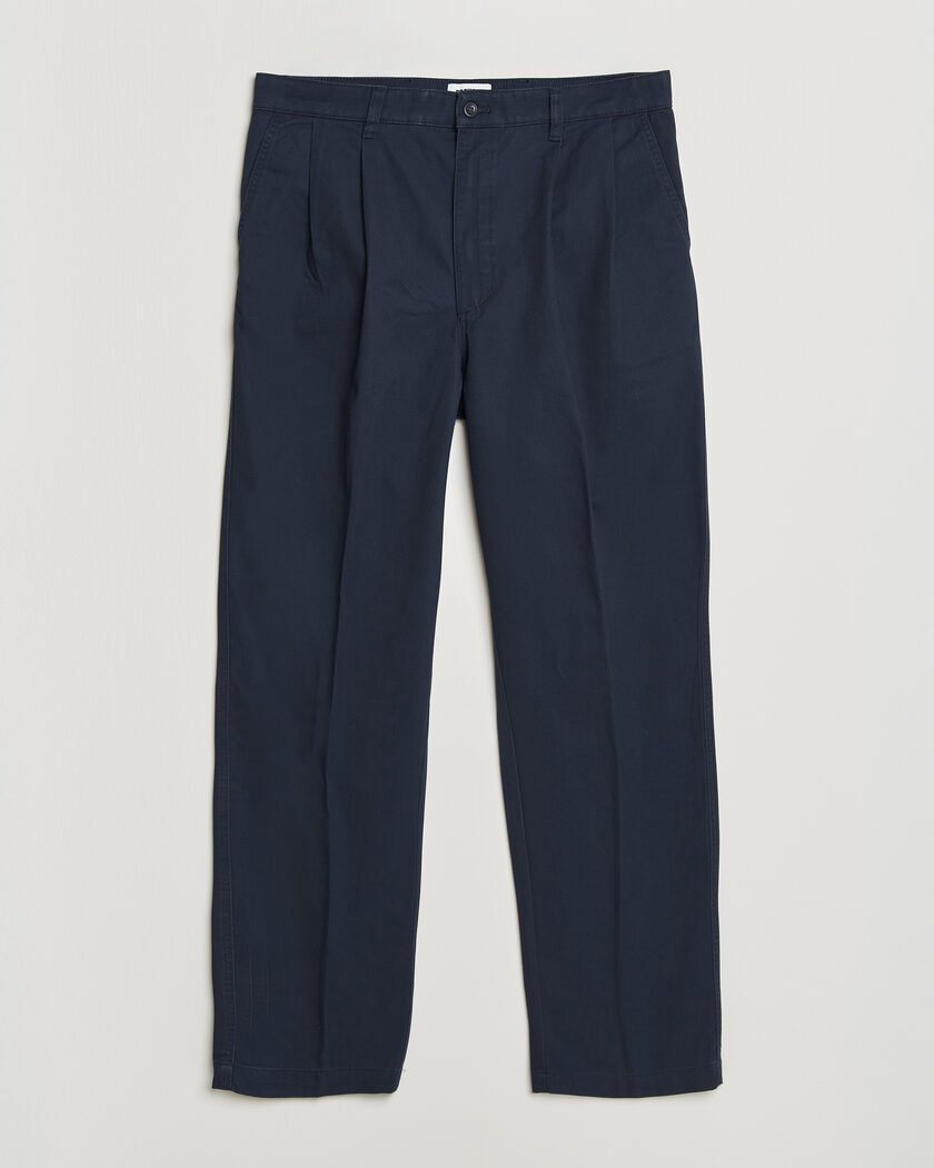 Dockers Original Pleated Chino Loose Navy – Blu