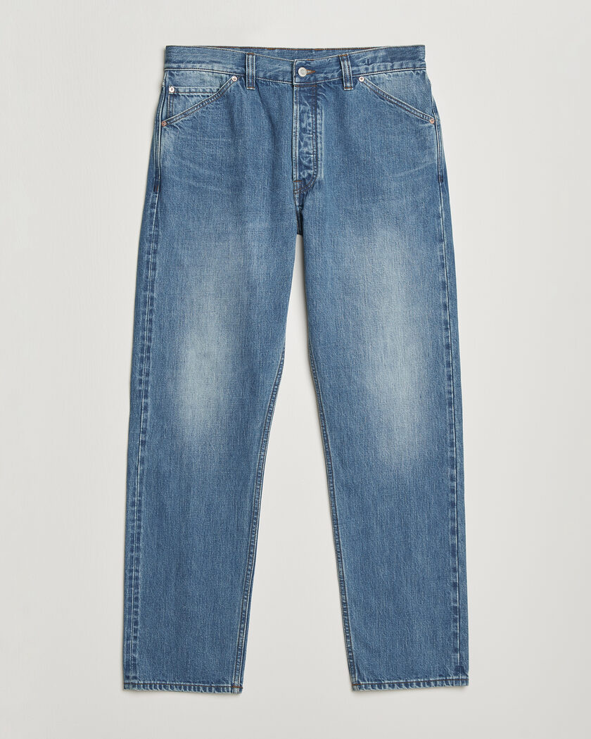 Drake's 5-Pocket Japanese Selvedge Denim Stone Wash – Blu