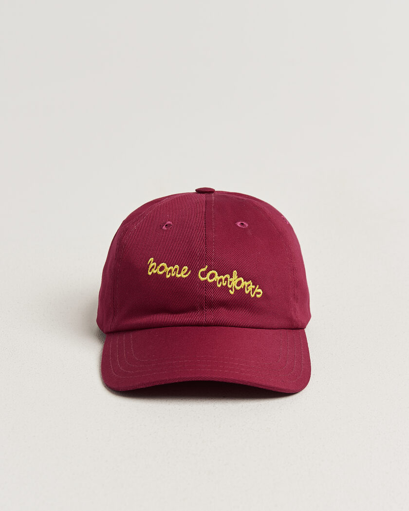 Drake's Home Comforts Twill Baseball Cap Red – Rosso