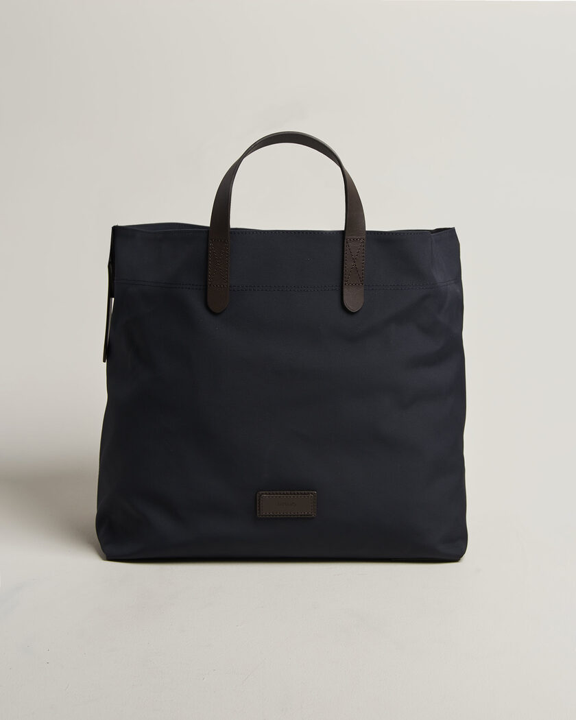 Mismo M/S Companion Tote Bag Navy/Dark Brown – Blu