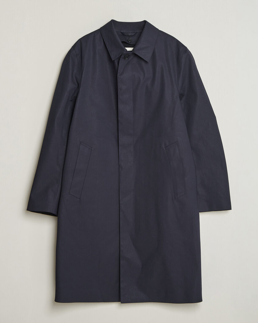 Mackintosh Dunkeld Car Coat Navy – Blu