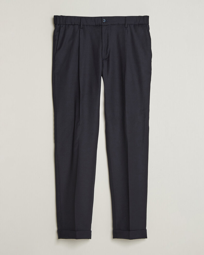 Briglia 1949 Isola Stretch Flannel Trousers Navy – Blu