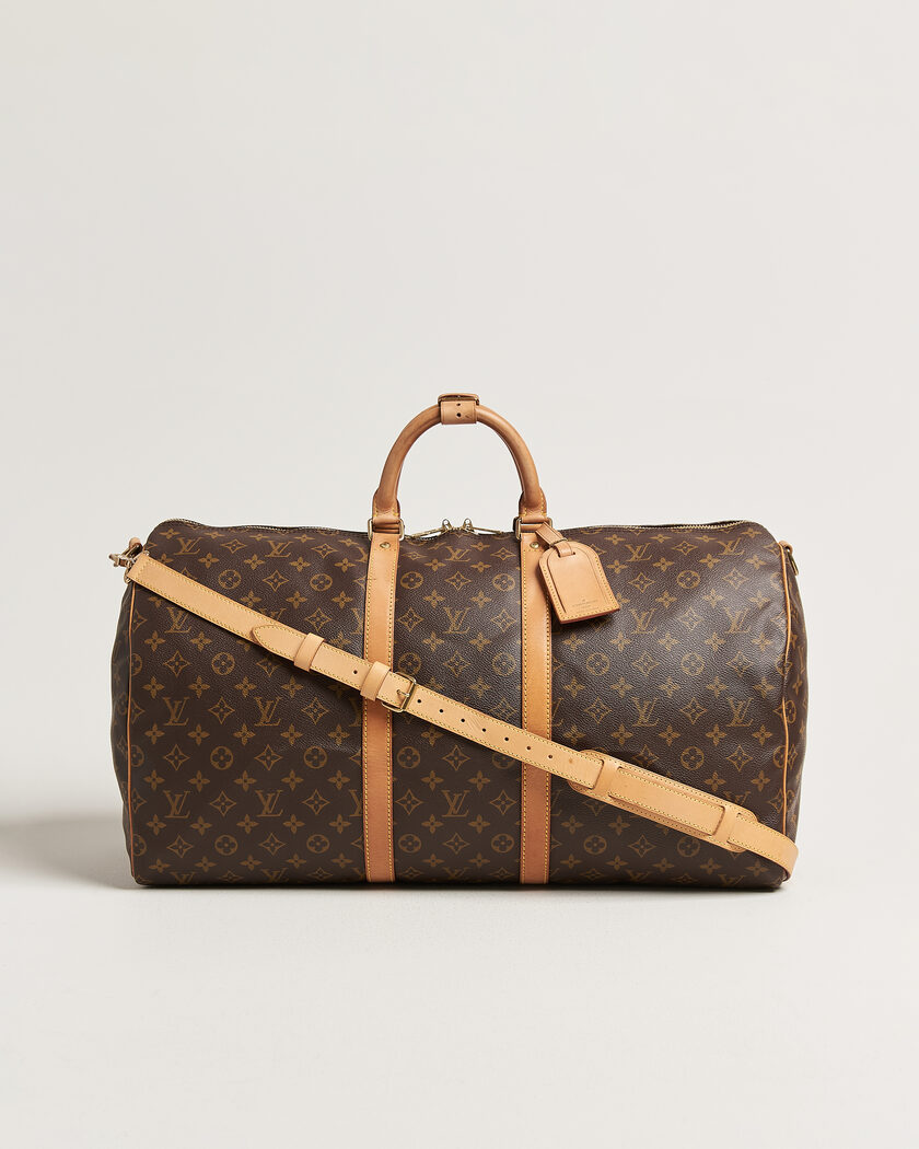 Louis Vuitton Pre-Owned Keepall Bandouliére 55 Monogram – Marrone