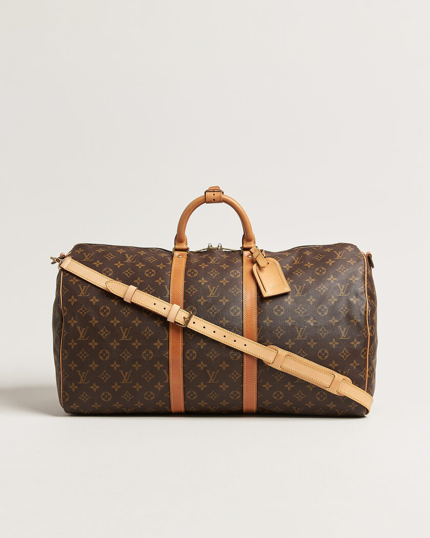 Louis Vuitton Pre-Owned Keepall Bandouliére 55 Monogram – Marrone