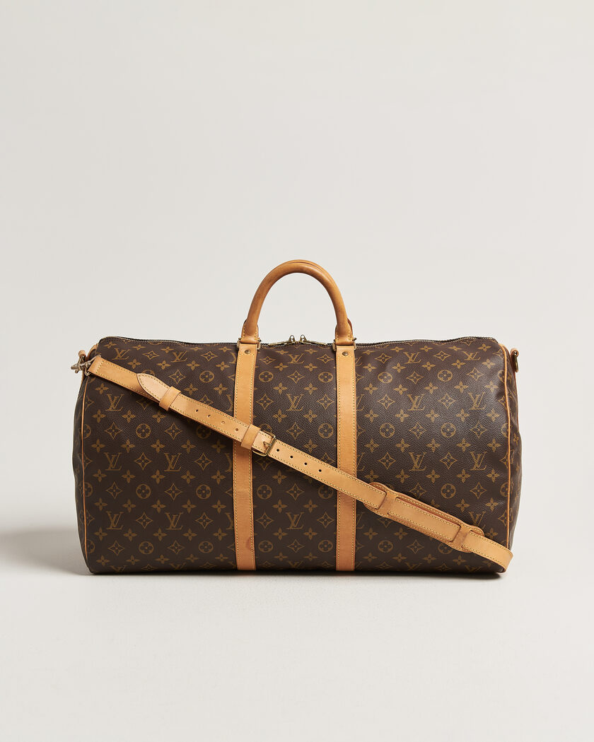 Louis Vuitton Pre-Owned Keepall Bandouliére 55 Monogram – Marrone