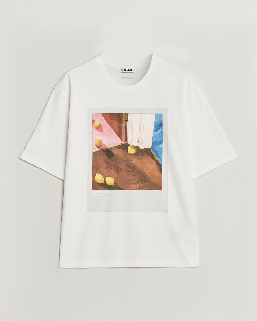 Jil Sander Photo Print T-Shirt White – Bianco
