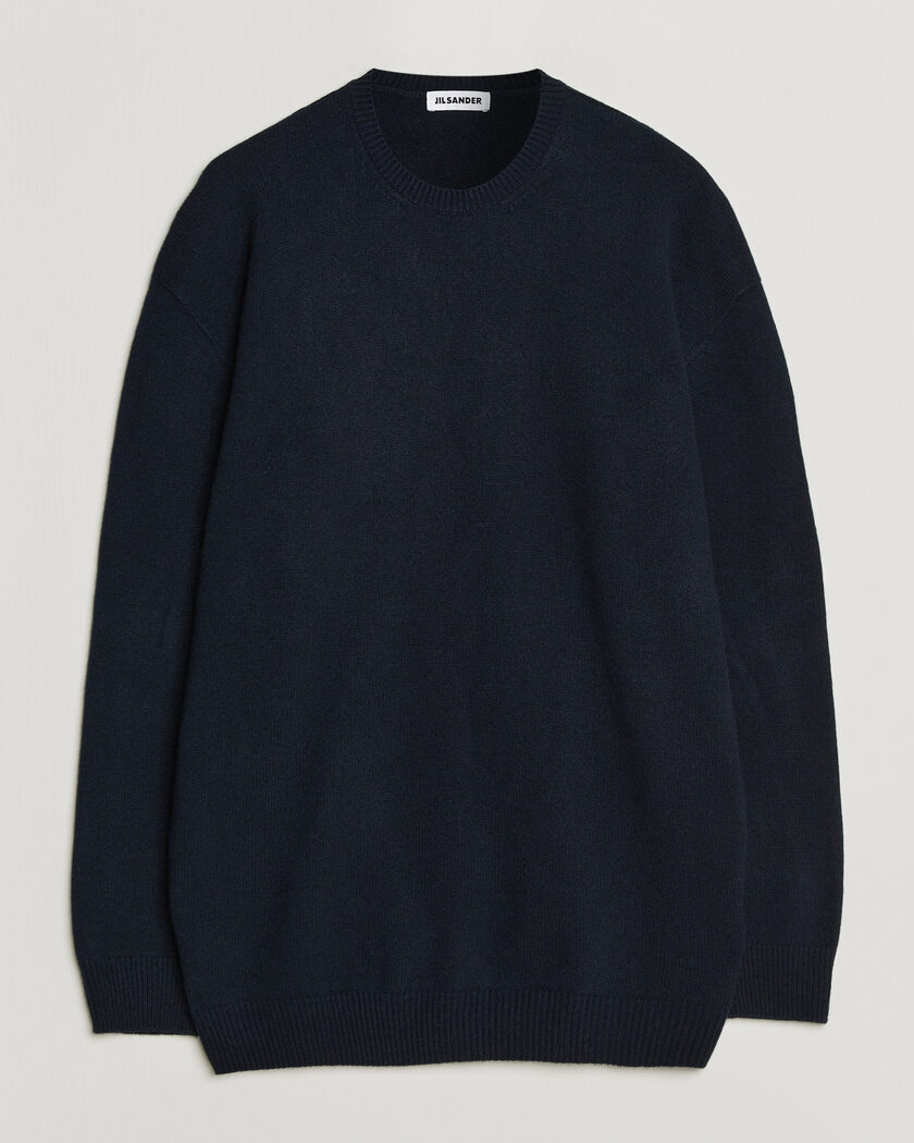 Jil Sander Wool/Cashmere Seamless Sweater Navy – Blu