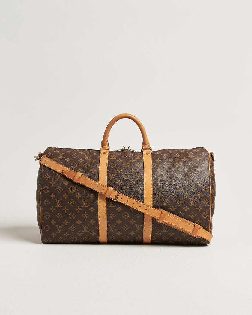Louis Vuitton Pre-Owned Keepall 50 Bandoulière Monogram – Marrone