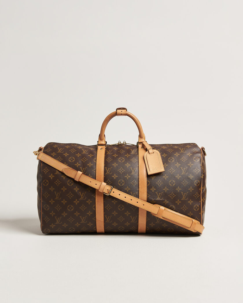 Louis Vuitton Pre-Owned Keepall 50 Bandoulière Monogram – Marrone