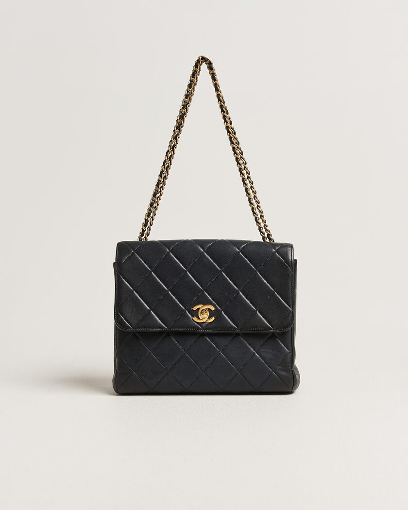 Chanel Pre-Owned Single Flap Bag Lambskin Black – Nero