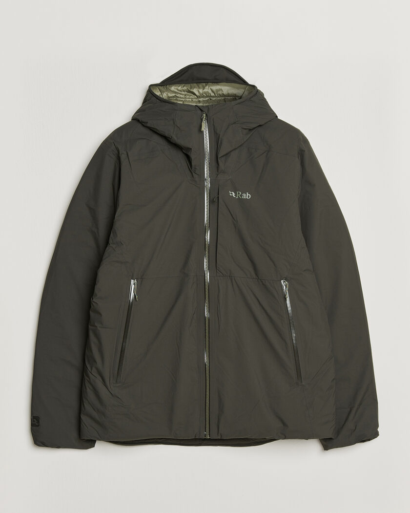 Rab Microlight Waterproof Shield Jacket Dark Army – Verde